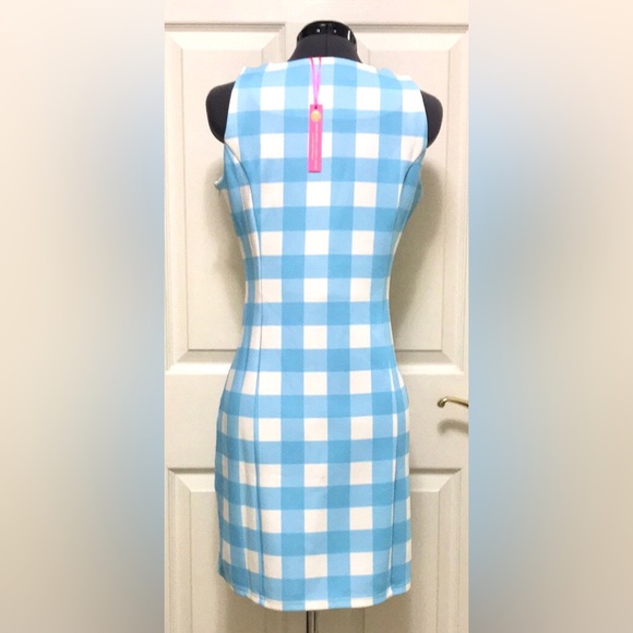 NWT Macbeth Collection Blue Gingham Check Barbie Dress - Picture 8 of 15